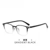 Y6634 Nuevas Monturas de Gafas Tr para Hombres y Mujeres, Cuadradas Ultraligeras Estilo Retro Moderno Ins Moda Calle Anti-Luz Azul