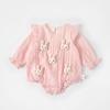 Outono 2024 Roupas de Bebê Bonito Tridimensional Boneca Recém-nascido Bolsa Roupas de Peido Bebê Roupas de Escalada de Uma Peça