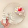 Presilha de Cabelo Colorida de Frangipani Mais Vendida no Exterior Fashion Prendedor de Garra de Flor Garra Lateral Feminina Retrô Garra do Meio Parte de Trás da Cabeça
