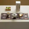 Miyam Esterilla de Té Gruesa de Doble Cara Estilo Chino Mesa de Té de Lujo Ligero Esterilla Aislante del Calor Accesorios para Ceremonia del Té Tela de Caminero de Mesa de Tela para el Hogar