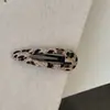 Tecido Retro Coreano Versátil Estampa de Leopardo BB Clip para Mulheres 2025 Novo Início de Outono Hot Girl Doce Cool Franja Acessórios de Cabelo