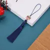 Danza del león, tendencia nacional, borla estilo Suzhou, poliéster con cuentas, estilo chino antiguo, marcapáginas Hanfu, bolsita, accesorios DIY para bolsos y cajas, venta directa