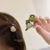 Acrílico Love Bangs Pequeno Grab Clip Mulheres Verão Side-testa Hairpin Pequeno Princesa Headgear Clip