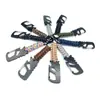 Herramientas de Supervivencia para Exteriores Llavero Trenzado de Paracord Mochila de Montañismo Colgante de Llave de Paracord