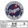 Emblema de Insígnia de Time de Baseball Redondo de Alta Qualidade Patch Bordado em Computador Venda por Atacado