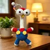 Muñeco de Pollo Gugu Tejido a Mano Colgante de Ganchillo de Lana Llavero de Pollo Pequeño Lindo de Dibujos Animados Encanto para Bolso