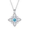 Collar de Nudo Celta de Moda Estilo Europeo y Americano para Mujer, Cadena para Clavícula Popular Transfronteriza, Regalo de Vacaciones, Disponible para Dropshipping