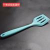 Venta al por mayor de fábrica espátula de silicona azul cielo protección espátula de fondo plano resistente a altas temperaturas utensilios de cocina mango integrado silicona