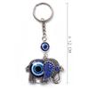 Joias Olho Azul Diamante Metal Chaveiro Elefante Pingente Olho do Diabo Decoração de Parede para Carro Fabricantes de Acessórios de Liga