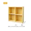 Caja de Almacenamiento para Cuentas Madera Sólida Rejilla Escritorio Multicaja Tuercas Rejilla Cuadrada Placa Dividida Calidad Puesto Callejero Bandeja Envío Directo