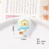 Accesorios DIY de Resina Animalitos Lindos de Dibujos Animados Pegamento de Crema Parche para Funda de Teléfono Móvil Accesorios para el Cabello de Niños Decoración de Imán para Refrigerador