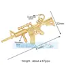 L17 Accesorios para joyería DIY tesoro microincrustado incrustado en tesoros popular europeo y americano daga espada arma pistola colgante