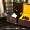 Caja de Empaque de Palo de Rosa Tetera Jianzhan Caja de Almacenamiento de Cubiertos Juego de Té Hecho a Medida Una Tetera Seis Tazas Imitación de Palo de Rosa Regalo