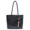 Bolso de Mano Nuevo Elegante de Gran Capacidad Color Sólido, Bolso de Hombro Elegante y Versátil para Mujer, Bolso Tote para Viajes Diarios
