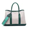 Nova Bolsa de Ombro Transversal em Couro Bovino de Primeira Camada e Lona Bolsa Feminina de Couro Genuíno Bolsa de Mão Bolsa de Jardim Bolsa de Feijão