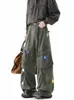 Calça Masculina Casual de Trabalho para Comutação, Slimming, Tendência Americana de Marca, Design Retrô, com Múltiplos Bolsos, Transfronteiriça, Nova para 2026, High Street