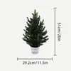 Itens Populares Transfronteiriços: Agulhas de Pinheiro Artificiais e Folhas de Cipreste, Mini Árvores de Natal em Vasos, Plantas de Cedro em Vasos, Itens de Decoração para Casa e Comércio