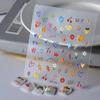 Adesivo Facial Mabuquan Mesmo Estilo Feb488 Adesivo para Nail Art Em relevo DIY Anti-Frutas Decalque de Unha Decoração Pequena