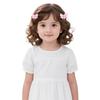 Grampo de Cabelo Mini Infantil de Poliéster com Laço Quente de Venda Cruzada Bebê Bebê Grampo de Cabelo Cor Sólida Menina Simples Presilha Lateral