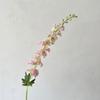 Flor Artificial Delphinium Hyacinth Violeta Decoração de Casa Arranjo de Flores de Chão Flor Falsa Adereços para Fotografia de Casamento