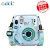 Adequado para Polaroid Instax Mini11 Estojo de Armazenamento Transparente Atacado Estojo de Cristal Corda de Alça Adesivo Conjunto de Três Peças
