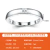 Anillo de Moissanita Tachonado para Mujer, Lujo Ligero Nicho Diseño de Alta Gama Anillo de Joyería Personalizado, Banda Lisa Anillo para Dedo Índice