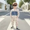 Conjunto de Primavera y Otoño para Niños 2026 Nuevo Sudadera de Otoño para Bebé Ropa para Bebés y Niños Elegante Estilo Coreano Manga Larga Conjunto de Dos Piezas Dropshipping