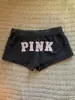 Shorts deportivos retro sexy de letras bordadas de tiro bajo, pantalones casuales de moda callejera de cintura elástica con cordón