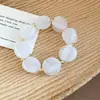 Collar Irregular de Perlas Acrílicas Transfronterizo Europeo y Americano, Cadena para Clavícula de Lujo Ligero y de Gama Alta, Collar de Moda Estilo Vacaciones para Mujer
