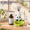 Folha de lótus de desenho animado, panda, aromaterapia sem chama, pequenos enfeites para fragrância de casa, móveis macios de alta qualidade e decorações de mesa