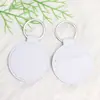 Accesorios para Llavero Redondo Piel de PU Llavero de Regalo de Coche de Gama Alta Accesorios Colgantes Pequeños para Bolsos DIY