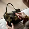Arte de Tela Hecho a Mano Colección de Accesorios para Ceremonia del Té Mariposa de Seda Dorada, Esterilla de Té Dorada, Paño de Té, Bolsa para Juego de Té, Bolsa de Almacenamiento Portátil