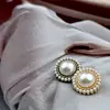 Botones Decorativos de Perlas de Lujo Ligero Estilo Francés Clásico, Botones Vintage para Abrigo, Botones para Cárdigan de Suéter, Botones Metálicos Estilo Chanel
