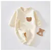 Roupas de borboleta para recém-nascidos primavera e outono roupa básica para recém-nascidos macacão de bebê macacão de algodão de manga comprida sem costura