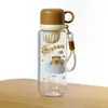 Taza de Agua para Niños, Taza Portátil con Colador de Té, Taza de Plástico de Aspecto Elegante para Niñas, Botella de Agua con Impresión Colorida, Personalizable