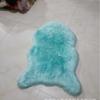 Alfombra Doméstica de Imitación Lana Sala de Estar Sofá Ventana Mirador Tapete Color Puro Nuevo Felpa Cojín Cojín para Silla Almohadilla para Pies Alfombra de Piso Manta