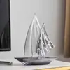 Vela Lisa Velheiro Acessórios para Casa Novo Estilo Chinês Alto Padrão Escritório Armário de Vinho Gabinete de TV Sala de Estar Ornamentos Decorativos
