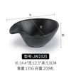 Vajilla de Mesa para Hotel Restaurante melamina plástico negro imitación porcelana anticaída esmerilado tazón pequeño de plástico tazón comercial tazón para sopa tazón para arroz