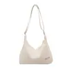 2026 Nuevo Bolso de Hombro Cruzado Tote Retro para Mujer, Color Sólido Texturizado, Moderno, Simple, Gran Capacidad, para Viajes