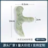 Bastão de Massagem Triângulo de Pedra de Jade Natural para Massagem de Pontos de Acupuntura, Bastão de Massagem de Pontos de Acupuntura nos Pés, Bastão de Massagem para a Planta do Pé