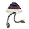 Gorro de Punto Maoge para Niños, Nuevo, Colorido a Rayas Dopamina, Otoño e Invierno, Cálido, Trenzado, Protección para Orejas, Gorro de Lana