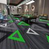 Alfombra Impresa para Sala de Billar Retardante de Llama Completamente Cubierta Área Grande Hotel Comercial Oficina Retardante de Llama Nylon Sala de Billar