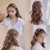 Pinza para el pelo de media coleta para mujer, pinza lateral pequeña y exquisita para flequillo, pinza de garra pequeña para flequillo, nuevo modelo 2024, pinza para la parte posterior de la cabeza, accesorio para el cabello