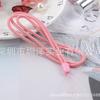 Cordón trenzado de nailon redondo de 3,0 mm, cuerda larga para el cuello del teléfono móvil, cordón para juguetes, 14 colores en stock, venta al por mayor