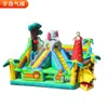 Parque de diversões para pais e filhos Trampolim Equipamento de diversão Castelo Travesso Trampolim Tobogã Combinação de Trampolim e Tobogã Fabricante Fornecimento Personalização