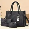 2026 Nova Tendência Transfronteiriça Conjunto de Três Peças de Bolsas Mãe-Filha para Mulheres, Bolsa Tote Simples de Grande Capacidade, Bolsa de Mão, Bolsa de Ombro, Bolsa Transversal