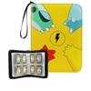 Álbum de Cartas Pokemon 4 Ranuras 9 Compartimentos Pokemon Cuero Colección Álbum Transfronterizo Dropshipping Tarjeta Cremallera Almacenamiento Álbum Bolsa