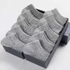 Calcetines para hombre de verano color sólido negro blanco gris calcetines de barco unisex boca baja calcetines transpirables calcetines bajos al por mayor casual