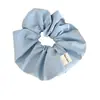 Anillo para el Cabello de Tela Acolchada de Color Sólido Intestino Grueso Sentido Avanzado Verano Color Brillante Cuerda para Atar Cuerda para el Cabello Cola de Pino Temperamento Flor para la Cabeza Versátil