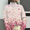 Directo de fábrica temporada otoño e invierno Navidad estampado digital cálidos chalecos de punto grueso para mujer pueden ser al por mayor